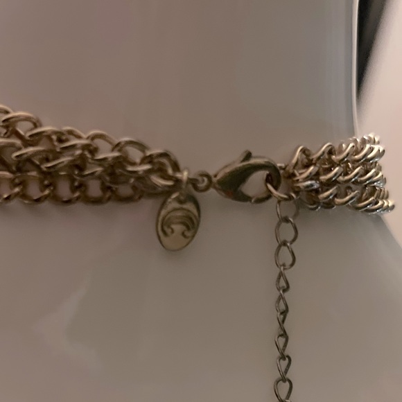 Charming Charlie Red Cubed Spikes Necklace - Picture 5 of 5